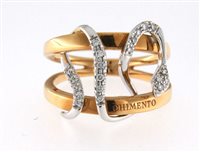 Ring Chimento Woman in Rose Gold Diamante 1A06095B17140